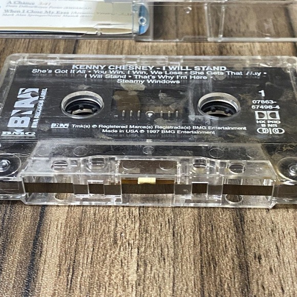 I Will Stand by Kenny Chesney (Cassette, Jul-1997, BNA) - Picture 6 of 8